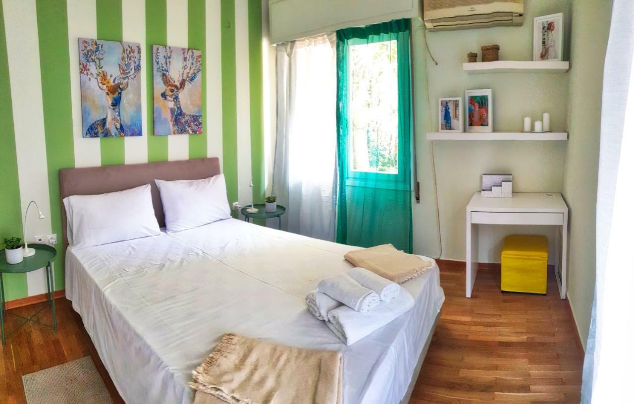 Athens Stadium Path Quiet & Central 4 Persons Apartment Экстерьер фото